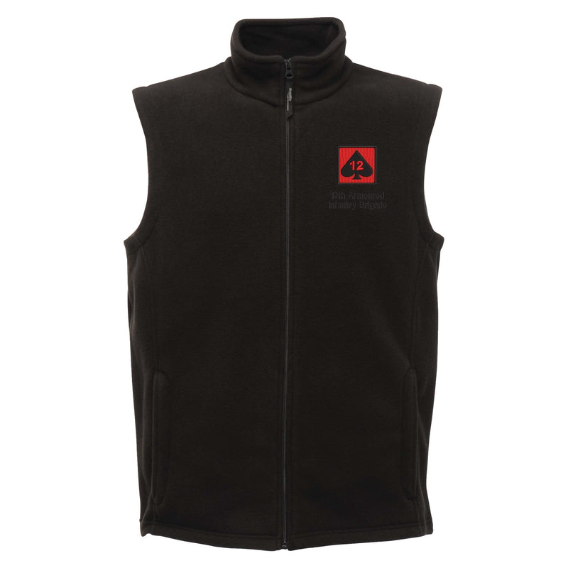 12th Armoured Infantry Brigade Regatta Fleece Bodywarmer