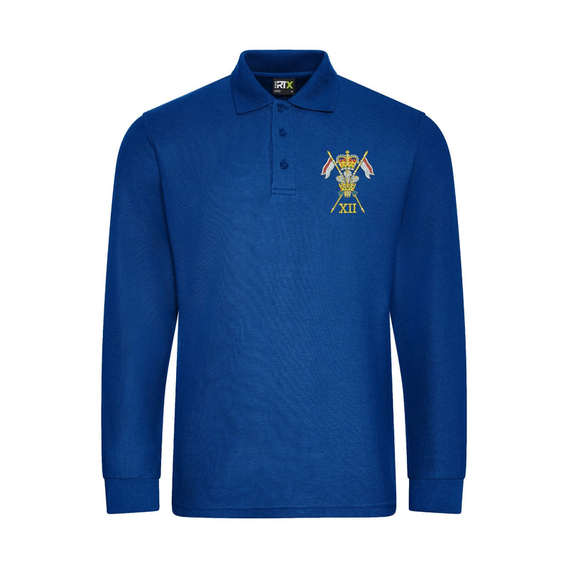 12th Royal Lancers Long Sleeve Polo Shirt