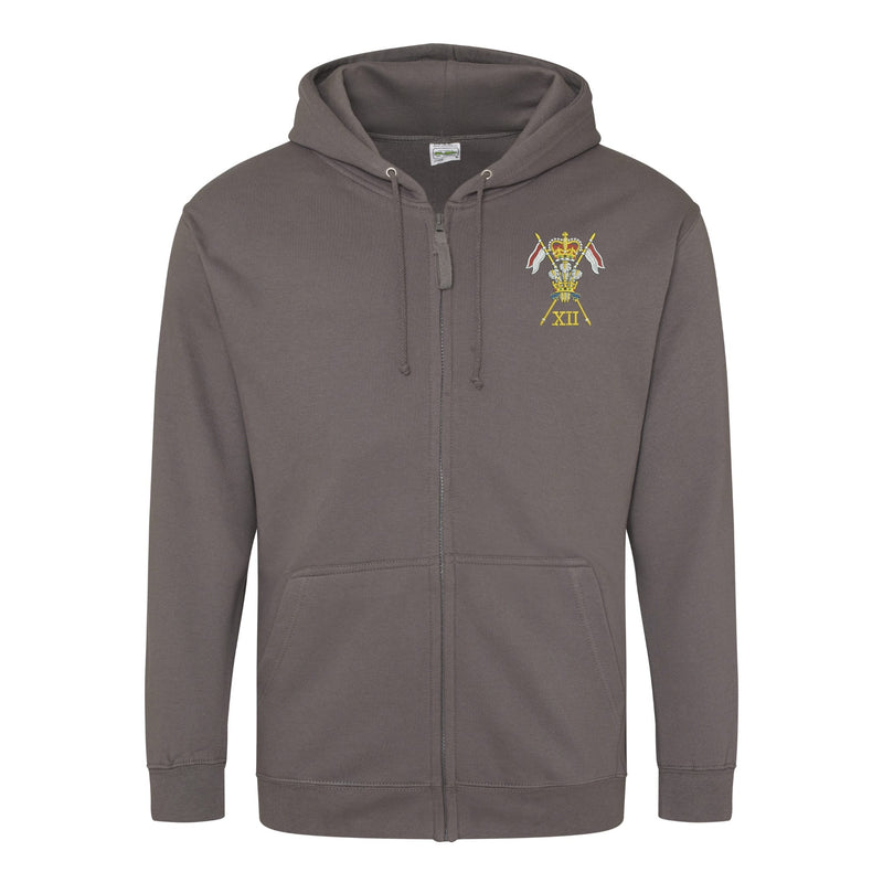 12th Royal Lancers Zipped Hoodie