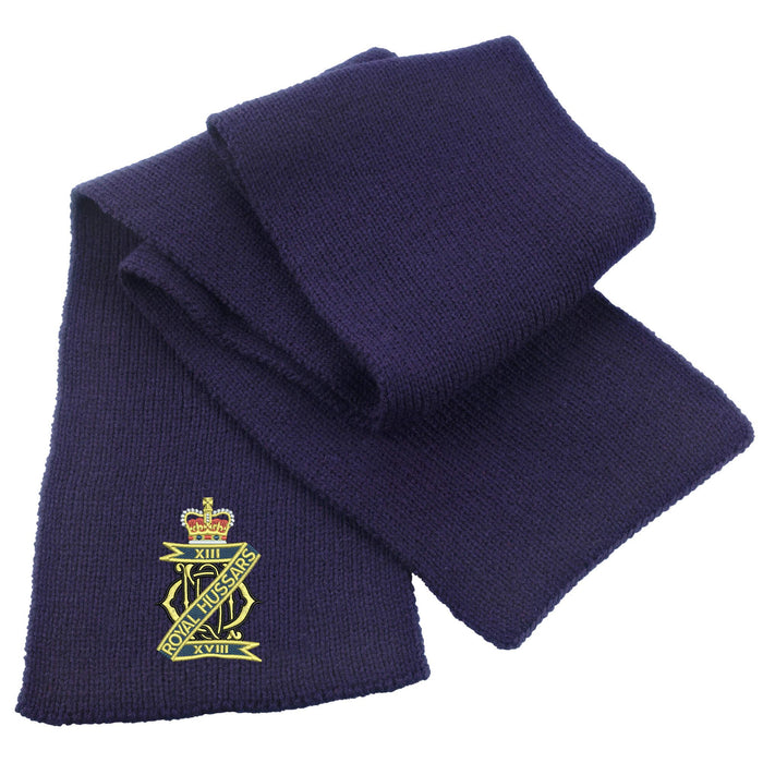 13th/18th Royal Hussars Heavy Knit Scarf