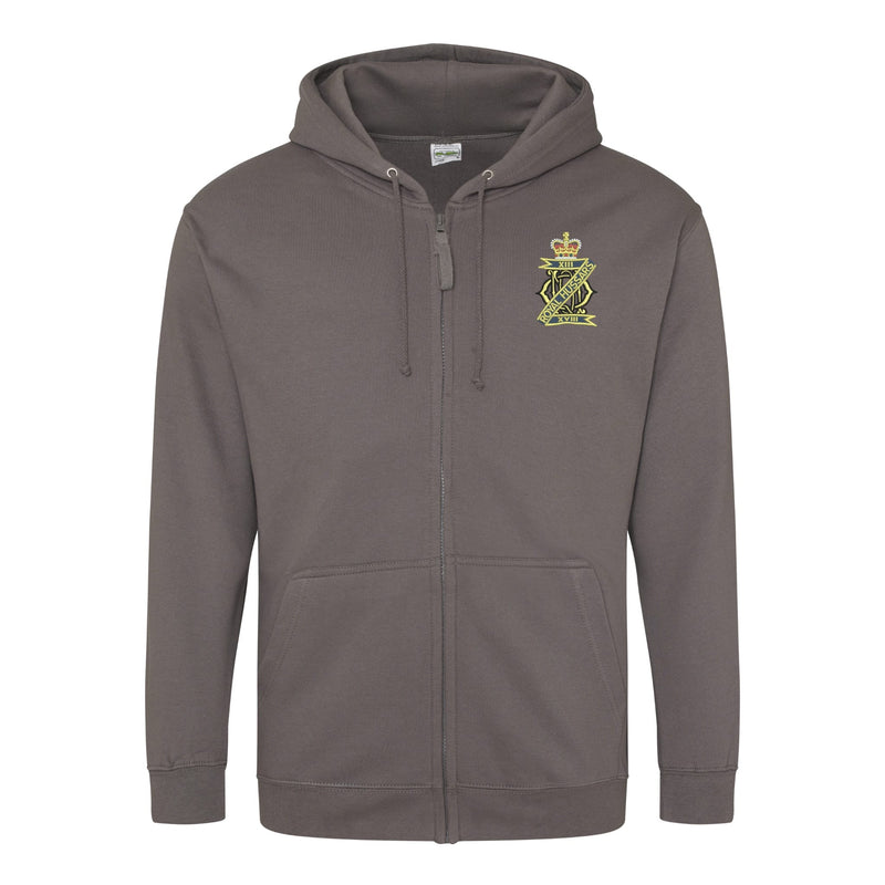 13th/18th Royal Hussars Zipped Hoodie