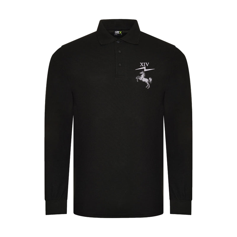 14 Signal Regiment Long Sleeve Polo Shirt