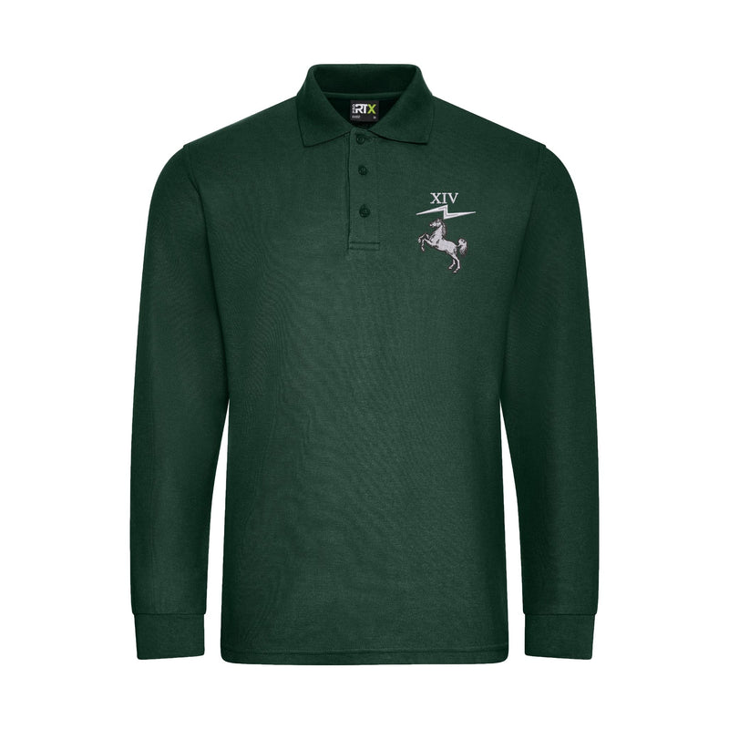 14 Signal Regiment Long Sleeve Polo Shirt