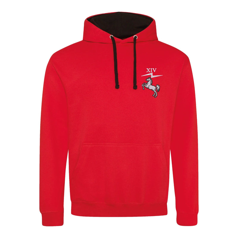14 Signal Regiment Varsity Contrast Hoodie