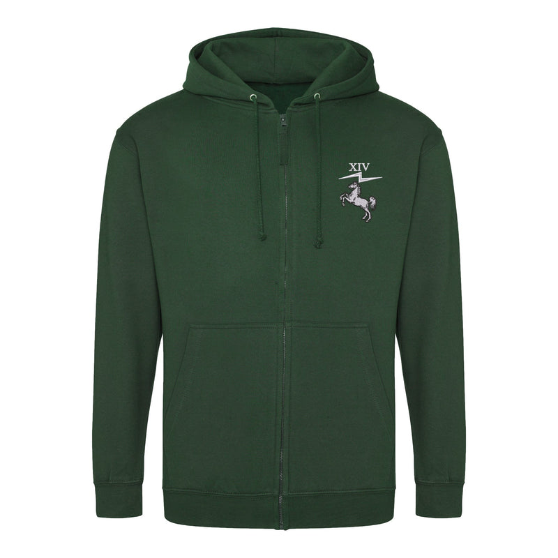 14 Signal Regiment Zipped Hoodie
