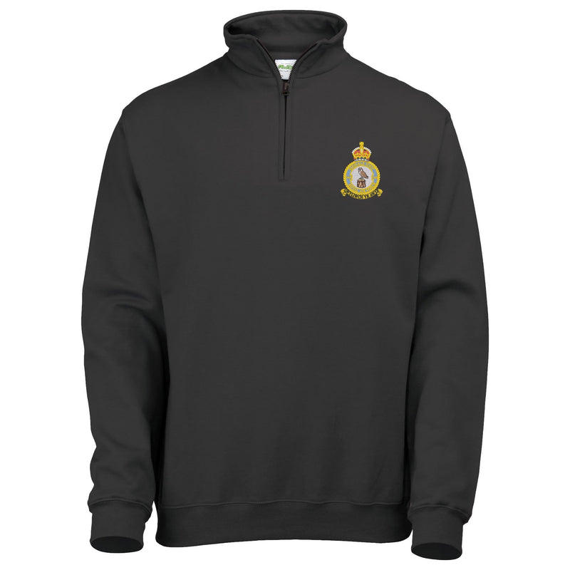 144 Signals Unit - RAF Quarter Zip Sweatshirt