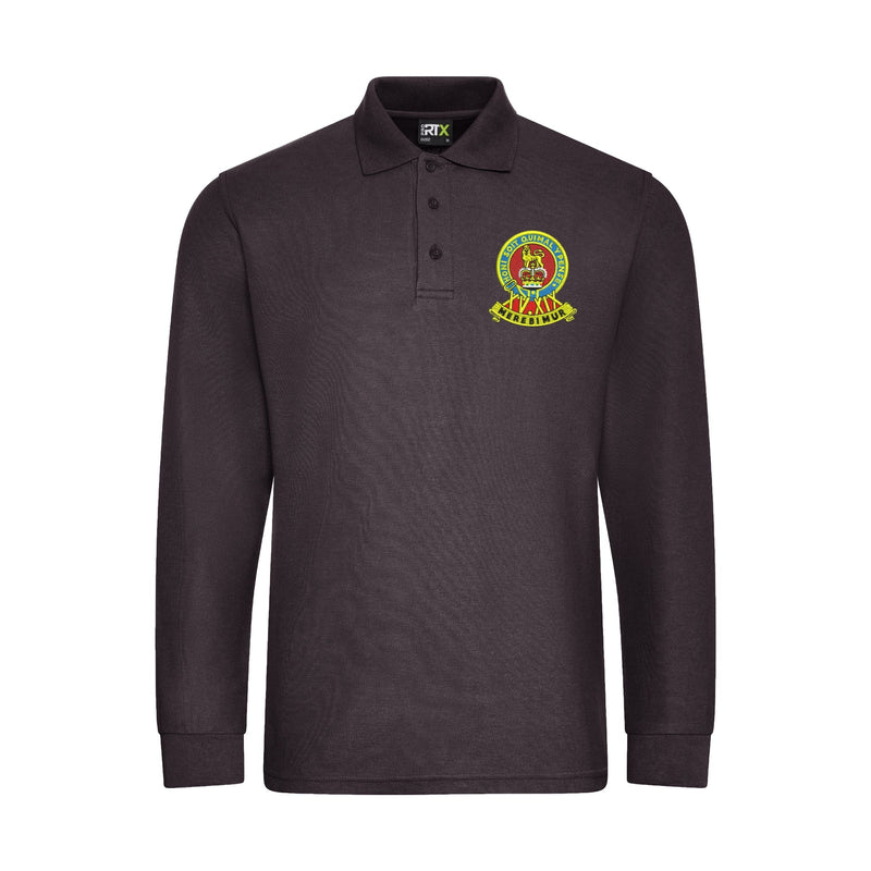15th/19th Kings Royal Hussars Long Sleeve Polo Shirt