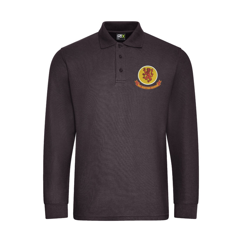 15th Scottish Infantry Division Long Sleeve Polo Shirt
