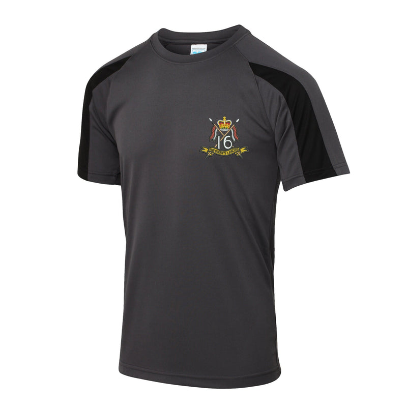 16th/5th The Queen's Royal Lancers Contrast Polyester T-Shirt