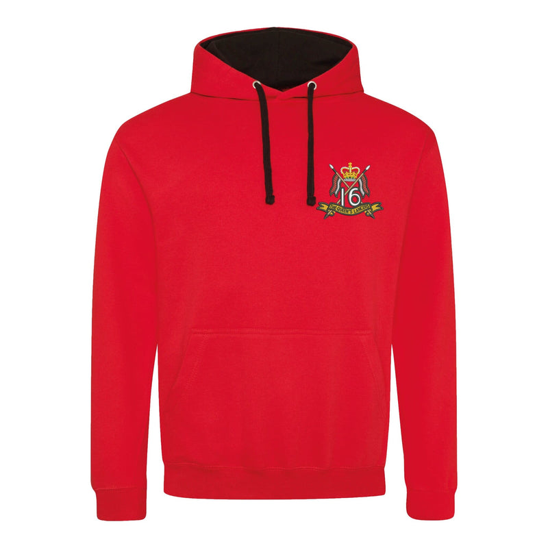 16th/5th The Queen's Royal Lancers Varsity Contrast Hoodie