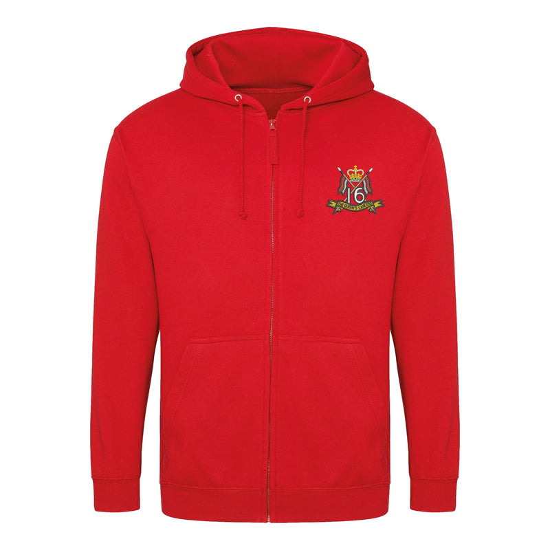 16th/5th The Queen's Royal Lancers Zipped Hoodie