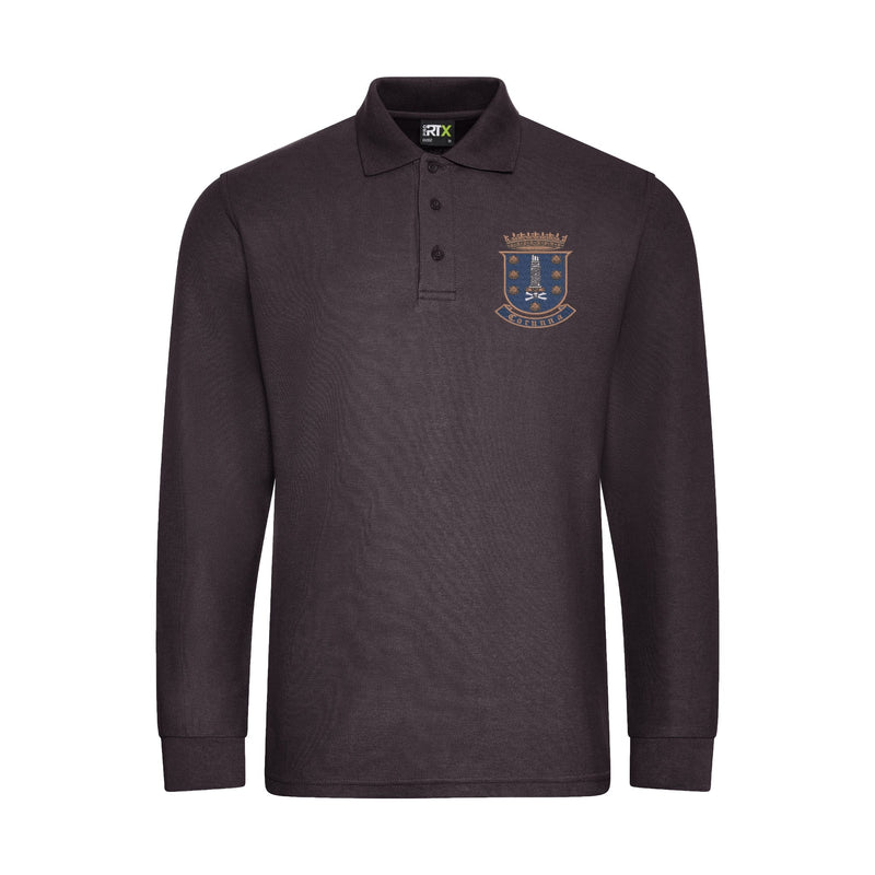 17 Corunna Battery Royal Artillery Long Sleeve Polo Shirt