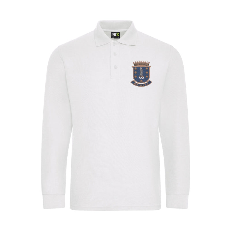 17 Corunna Battery Royal Artillery Long Sleeve Polo Shirt