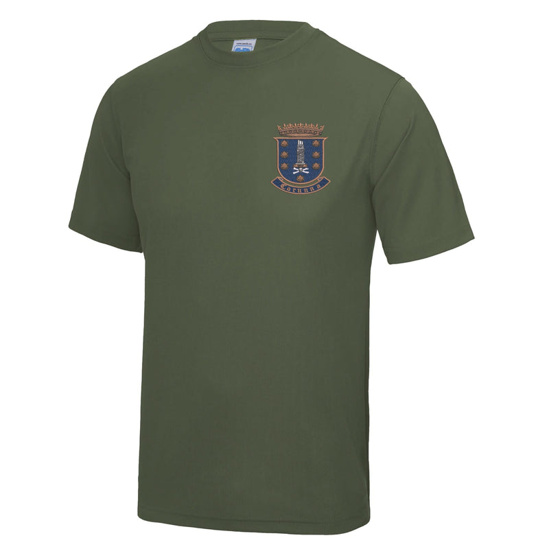 17 Corunna Battery Royal Artillery Polyester T-Shirt