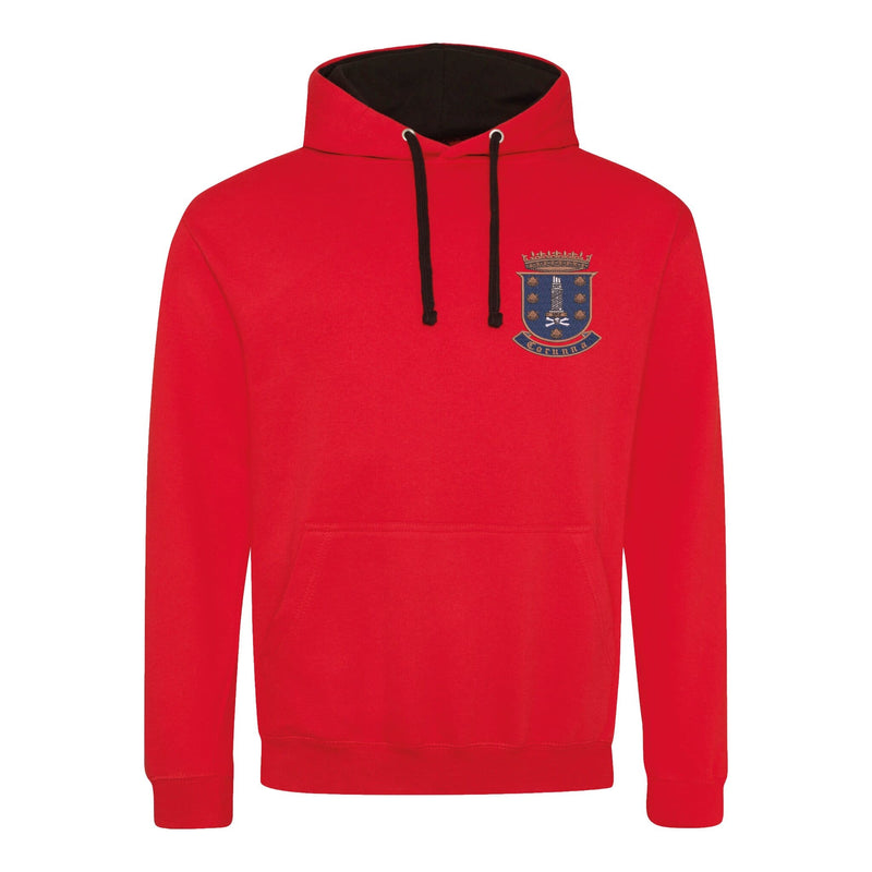 17 Corunna Battery Royal Artillery Varsity Contrast Hoodie