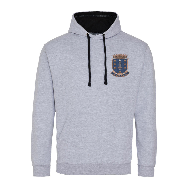 17 Corunna Battery Royal Artillery Varsity Contrast Hoodie