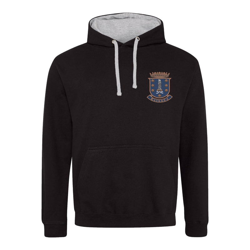 17 Corunna Battery Royal Artillery Varsity Contrast Hoodie