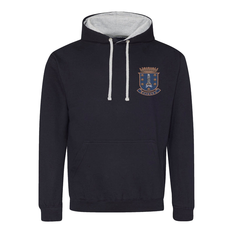 17 Corunna Battery Royal Artillery Varsity Contrast Hoodie