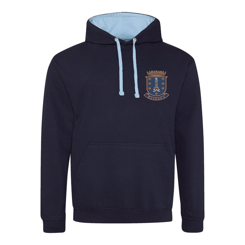 17 Corunna Battery Royal Artillery Varsity Contrast Hoodie