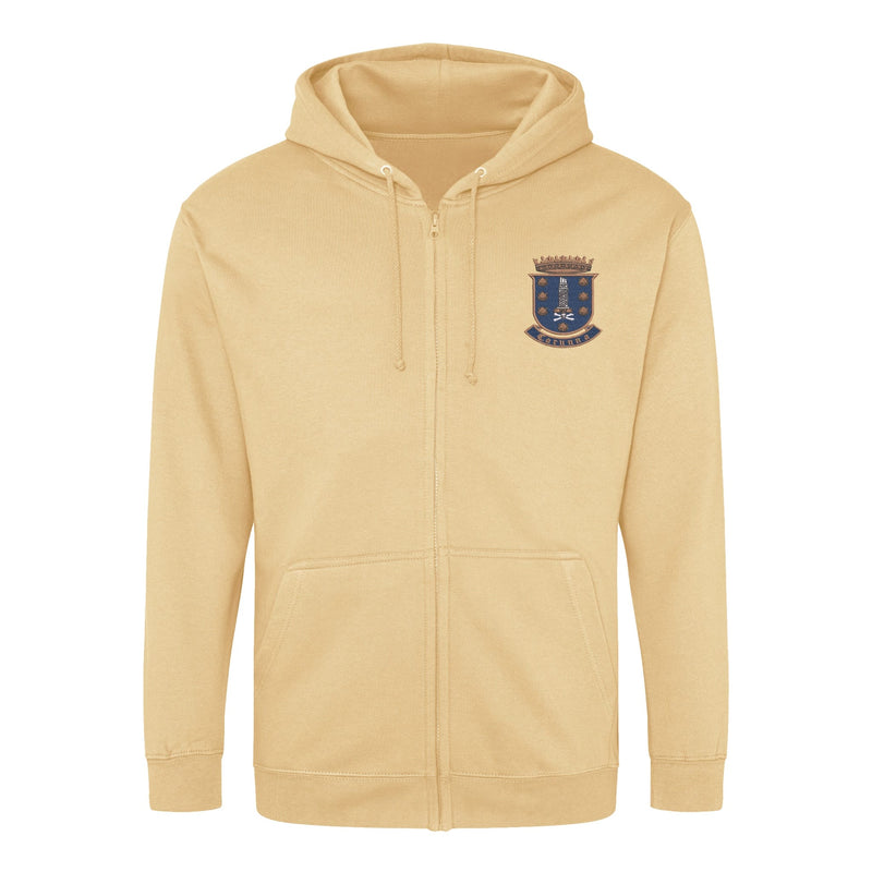 17 Corunna Battery Royal Artillery Zipped Hoodie