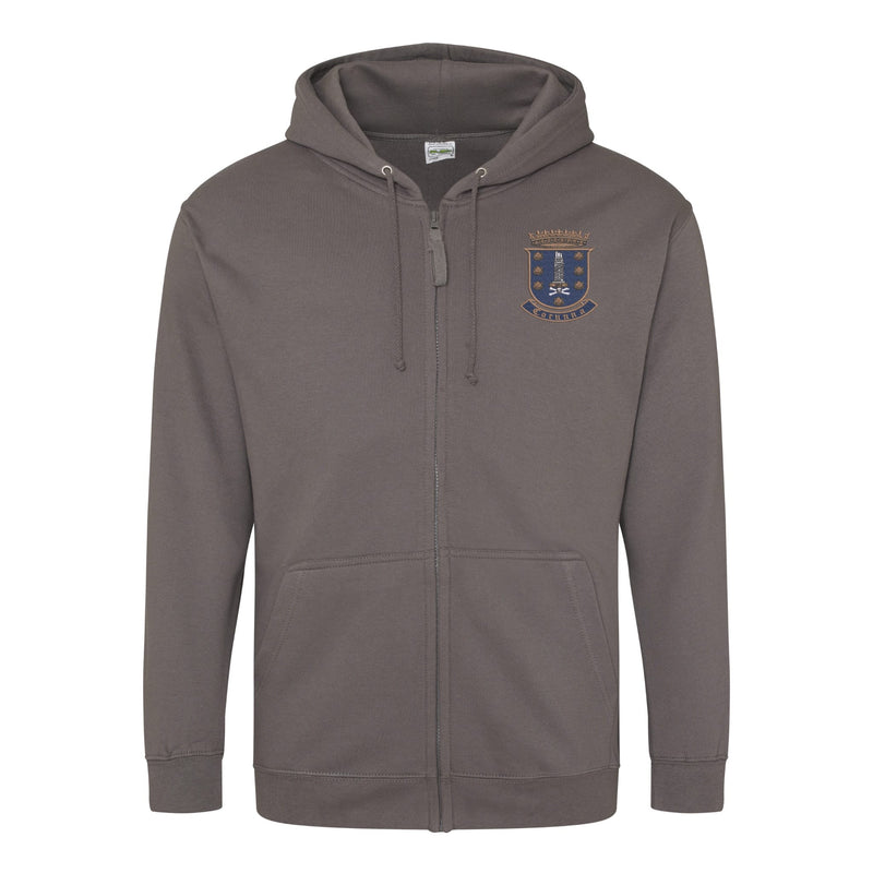 17 Corunna Battery Royal Artillery Zipped Hoodie