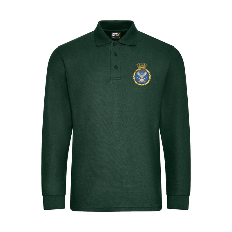 1710 Naval Air Squadron Long Sleeve Polo Shirt