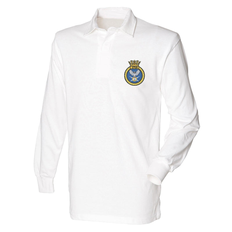 1710 Naval Air Squadron Front Row Long Sleeve Rugby Shirt