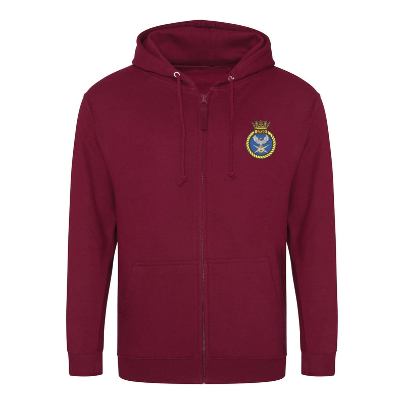 1710 Naval Air Squadron Zipped Hoodie