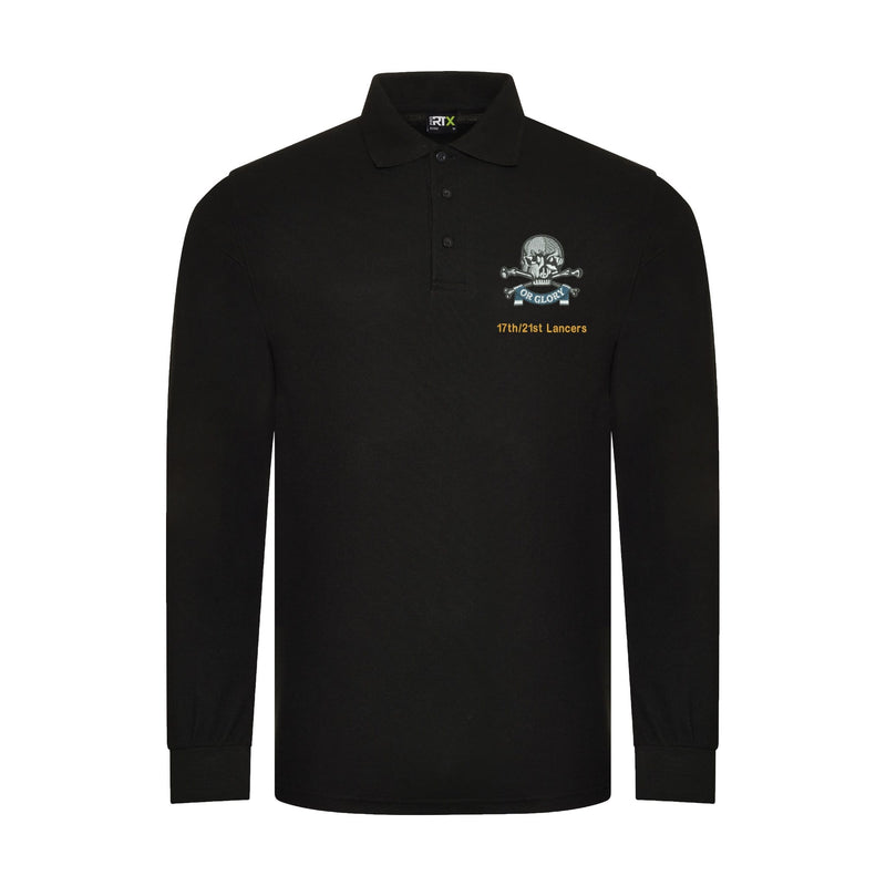 17th/21st Lancers Long Sleeve Polo Shirt