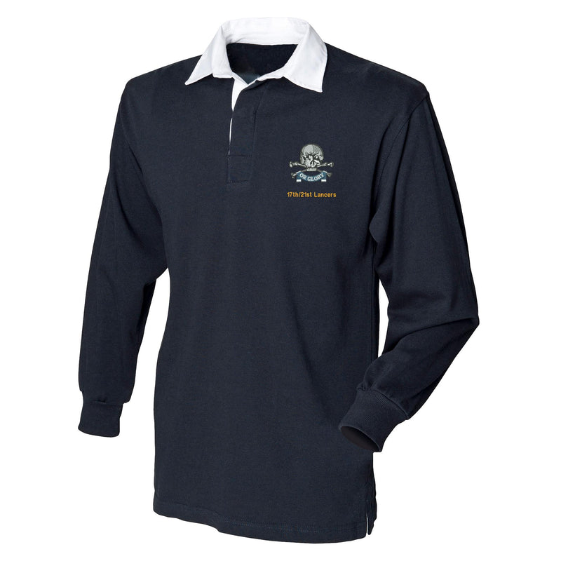 17th/21st Lancers Front Row Long Sleeve Rugby Shirt