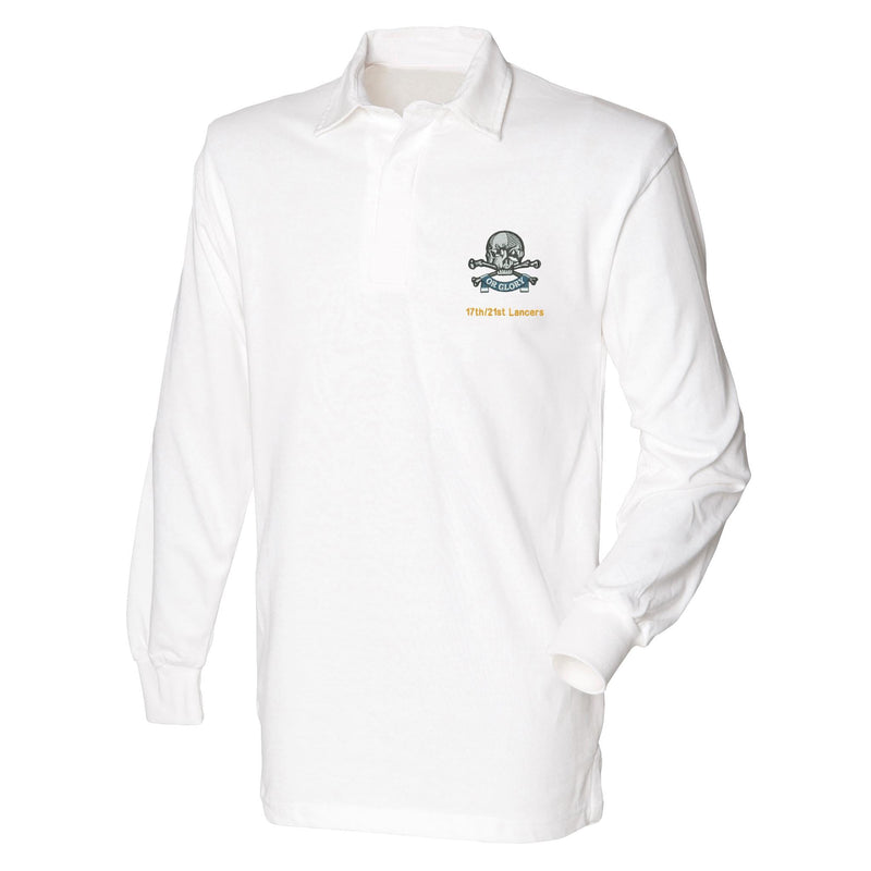 17th/21st Lancers Front Row Long Sleeve Rugby Shirt