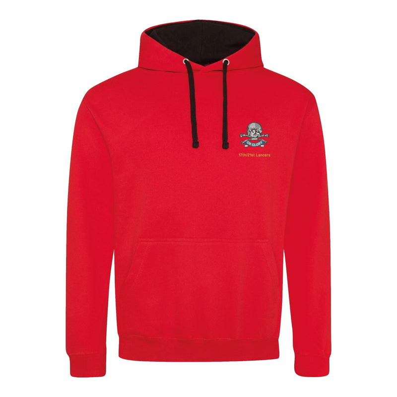 17th/21st Lancers Varsity Contrast Hoodie