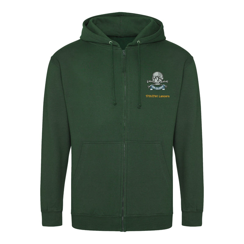 17th/21st Lancers Zipped Hoodie