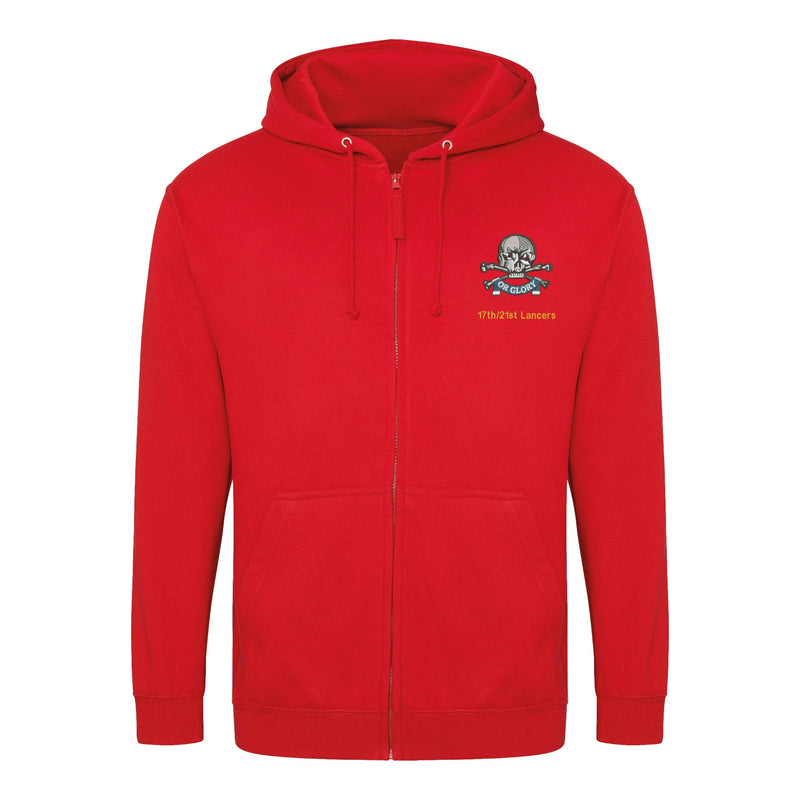 17th/21st Lancers Zipped Hoodie