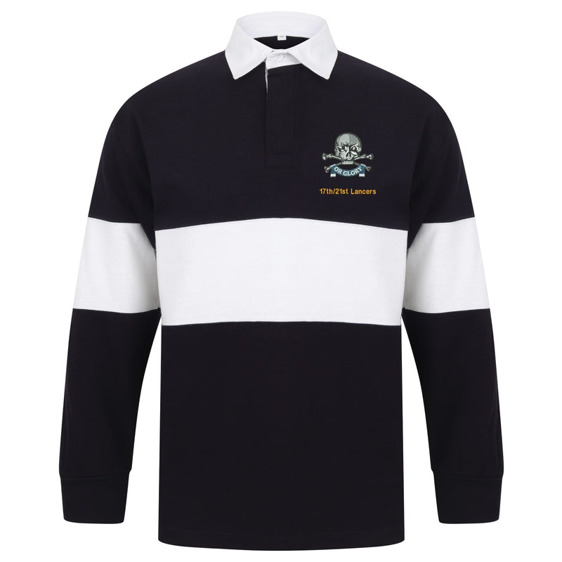 17th/21st Lancers Long Sleeve Panelled Rugby Shirt