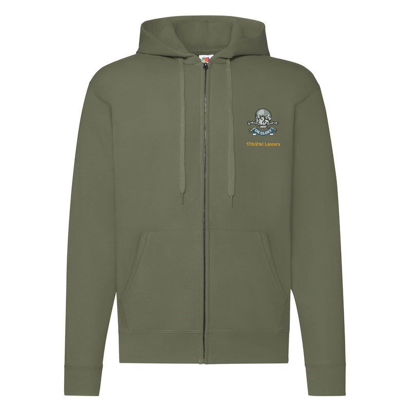 17th/21st Lancers Zipped Hoodie