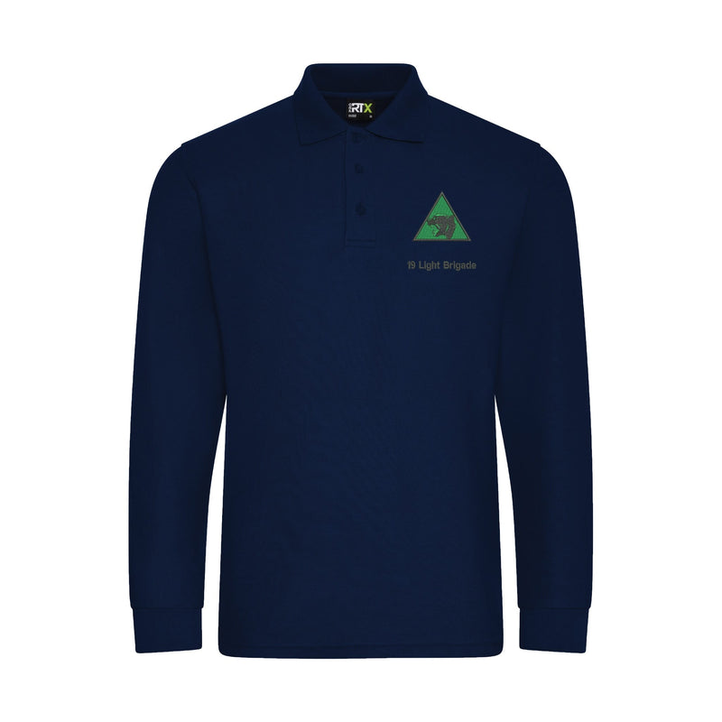 19th Light Brigade Long Sleeve Polo Shirt