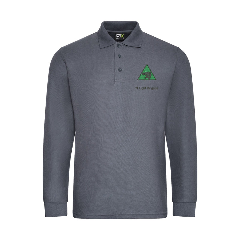 19th Light Brigade Long Sleeve Polo Shirt