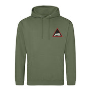1st Armoured Division Hoodie Earthy Green