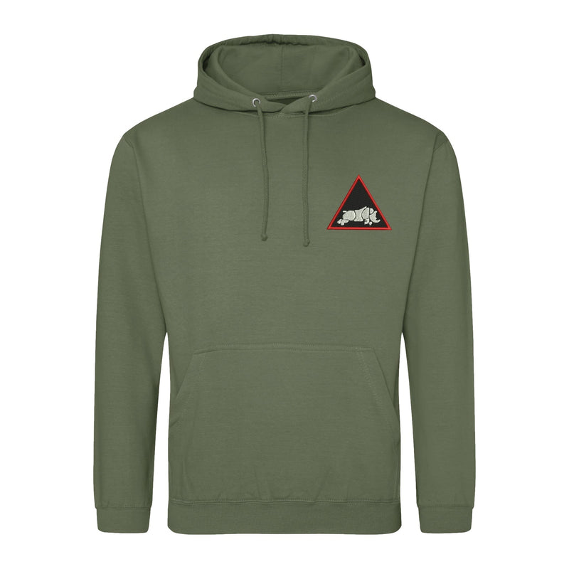 1st Armoured Division Hoodie Earthy Green