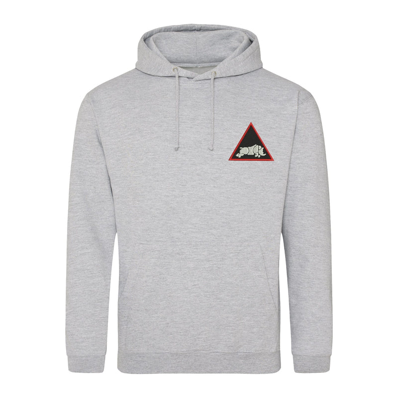 1st Armoured Division Hoodie Heather Grey