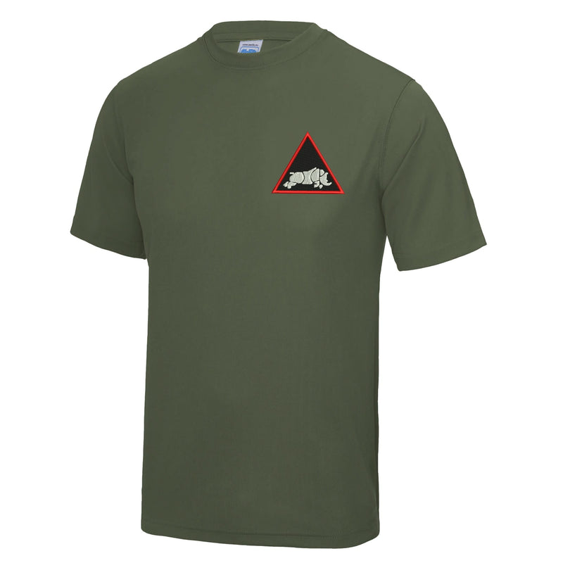 1st Armoured Division Polyester T-Shirt