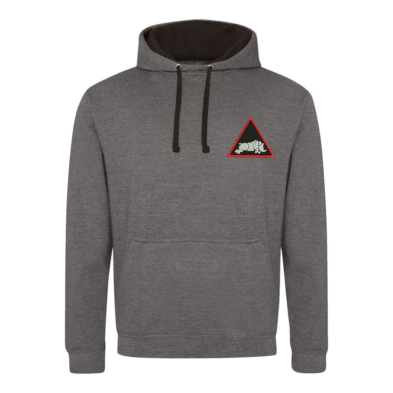 1st Armoured Division Varsity Contrast Hoodie
