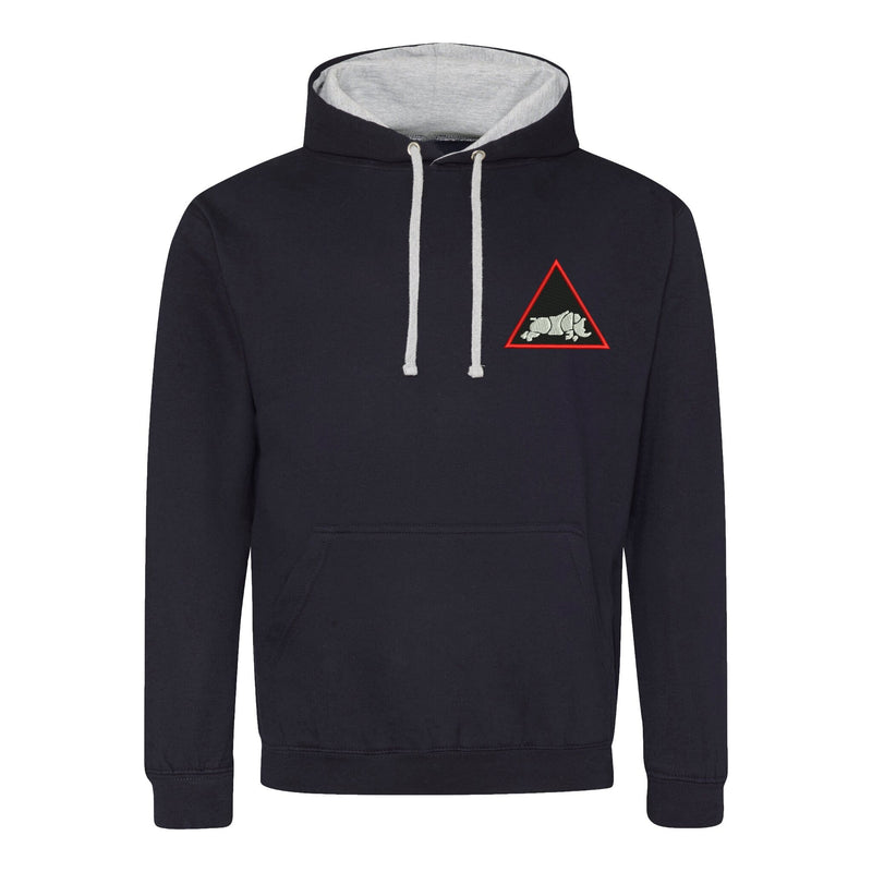 1st Armoured Division Varsity Contrast Hoodie