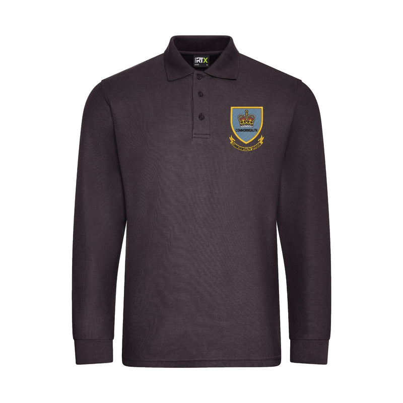 1st Commonwealth Division Long Sleeve Polo Shirt