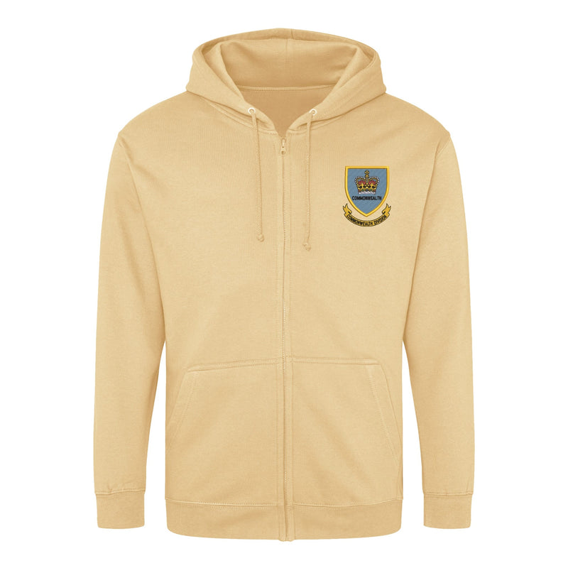 1st Commonwealth Division Zipped Hoodie