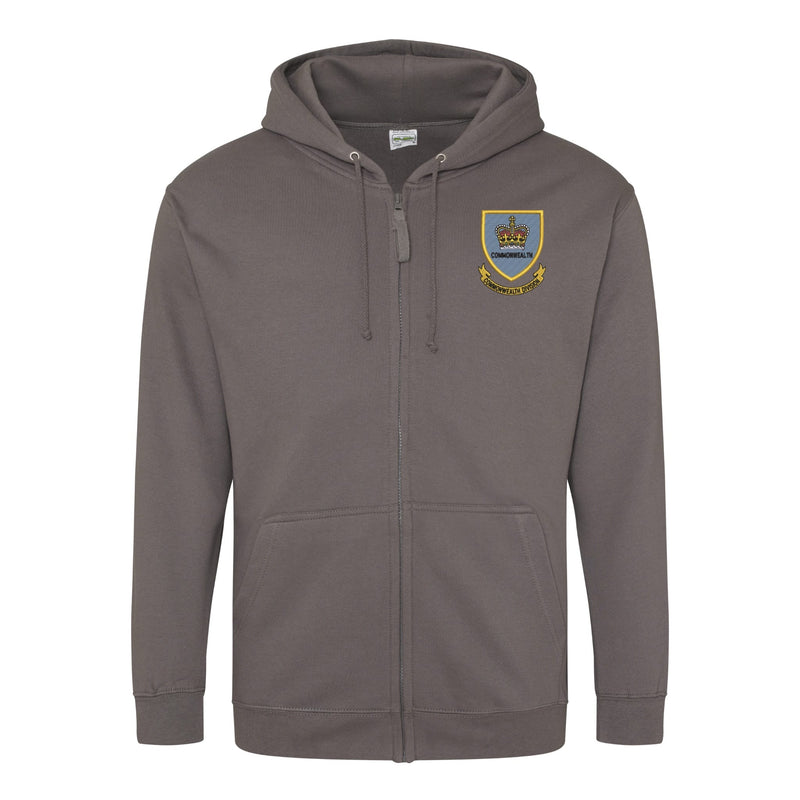 1st Commonwealth Division Zipped Hoodie