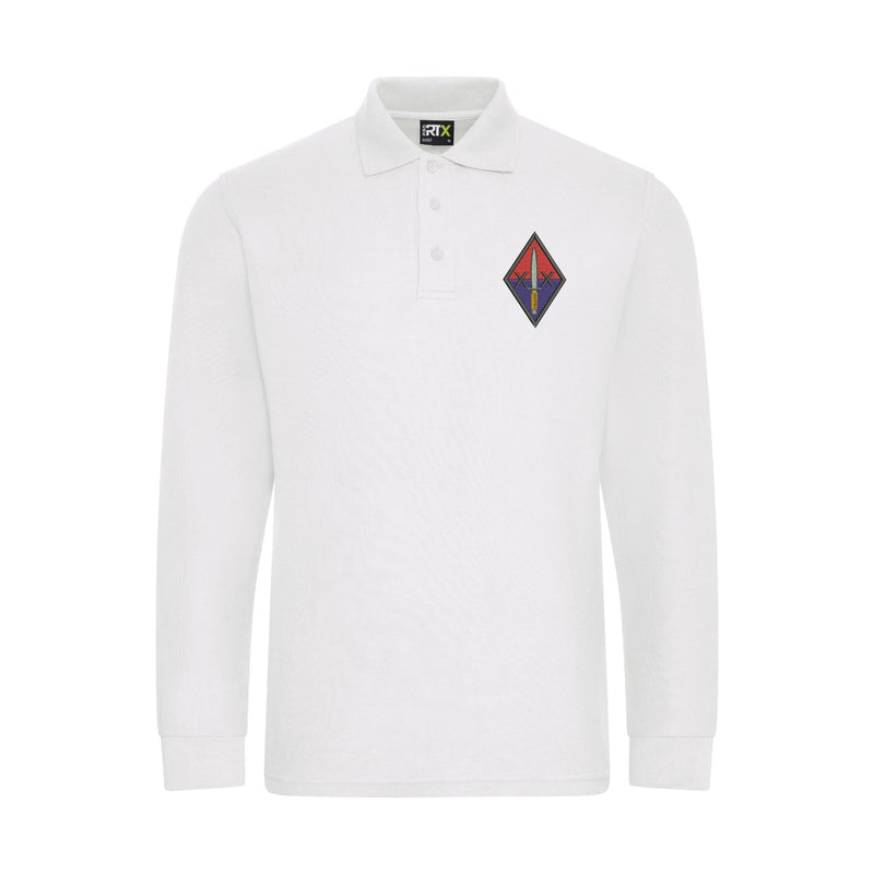 20 Battery Royal Artillery Long Sleeve Polo Shirt