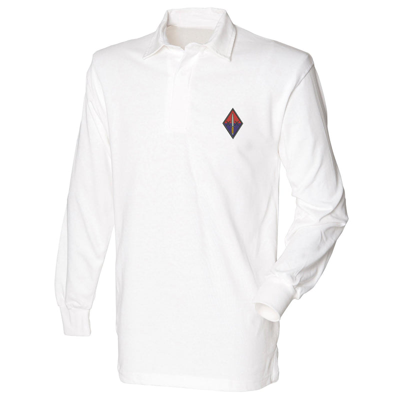 20 Battery Royal Artillery Front Row Long Sleeve Rugby Shirt