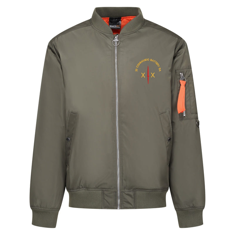 20 Commando Battery Royal Artillery Regatta Pilot Jacket